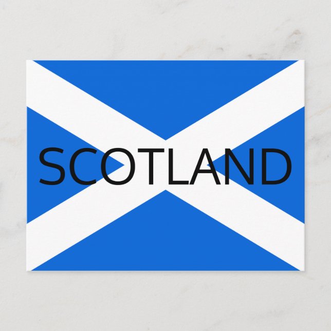 Postal Pcnt de Scotland Flag Scotland (Anverso)