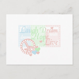 Postal Peace Laugh Dream Hope Live