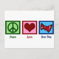 Peace Love Bow Ties