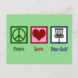 Postal Peace Love Disk Golf