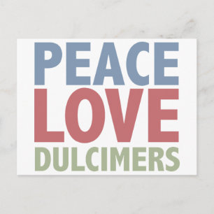 Postal Peace Love Dulcimers