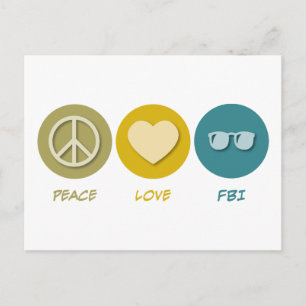 Postal Peace Love FBI