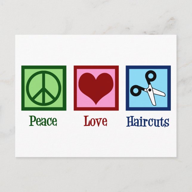 Postal Peace Love Hairlows (Anverso)