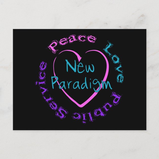 Postal Peace Love Service (Anverso)