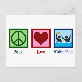Postal Peace Love Water Polo