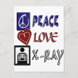 POSTAL PEACE LOVE XRAY