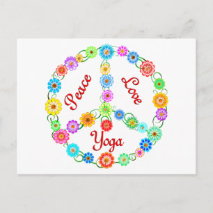 Postal Peace Love Yoga