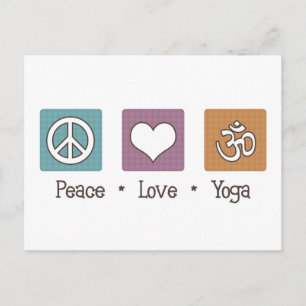 Postal Peace Love Yoga