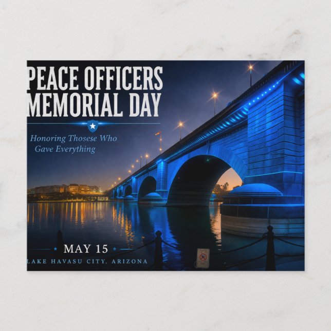 Postal Peace Officers Memorial Day London Bridge (Anverso)