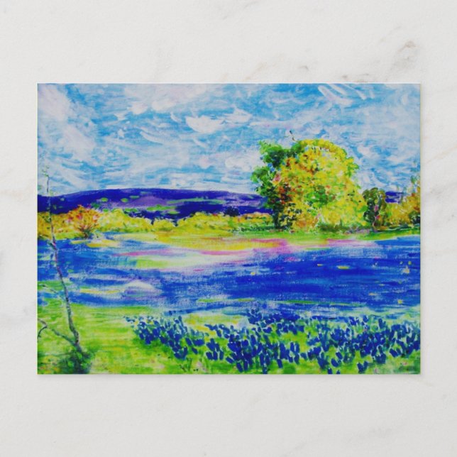 Postal peace on earth Bluebonnet Fields (Anverso)