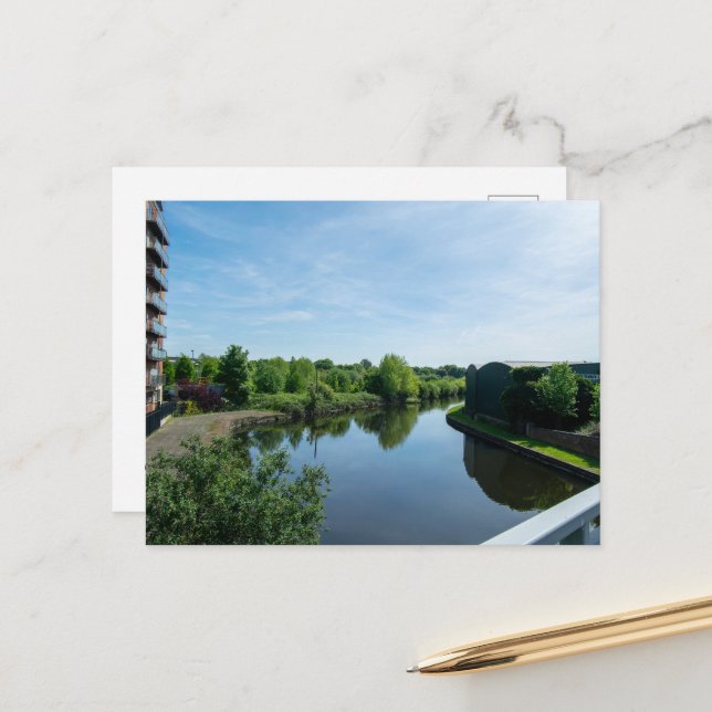 Postal Peaceful Waterside at Wakefield Waterfront (Anverso/Reverso In Situ)