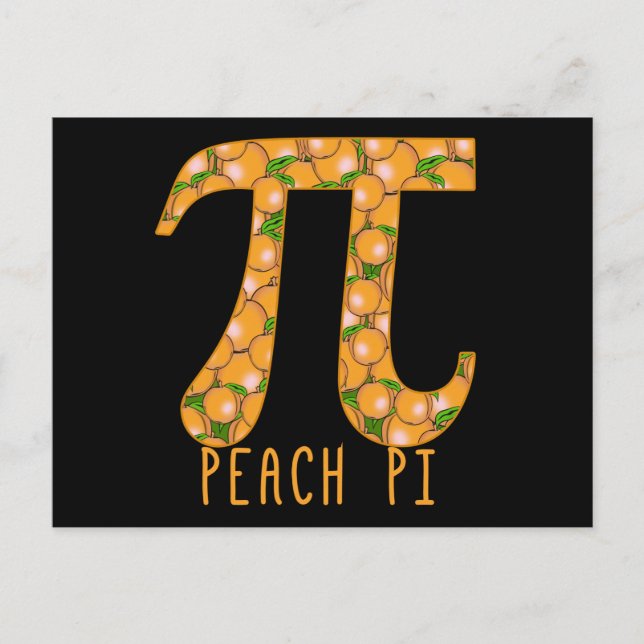 Postal Peach Pi (Anverso)