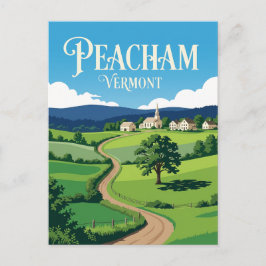 Postal Peacham EE. UU.