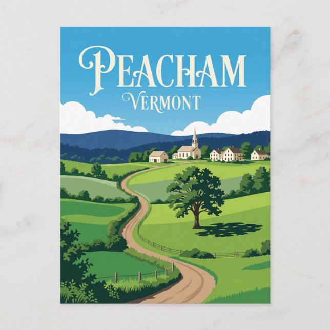 Postal Peacham EE. UU. (Anverso)