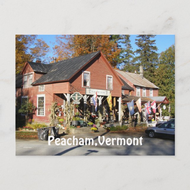 Postal Peacham, Vermont (Anverso)