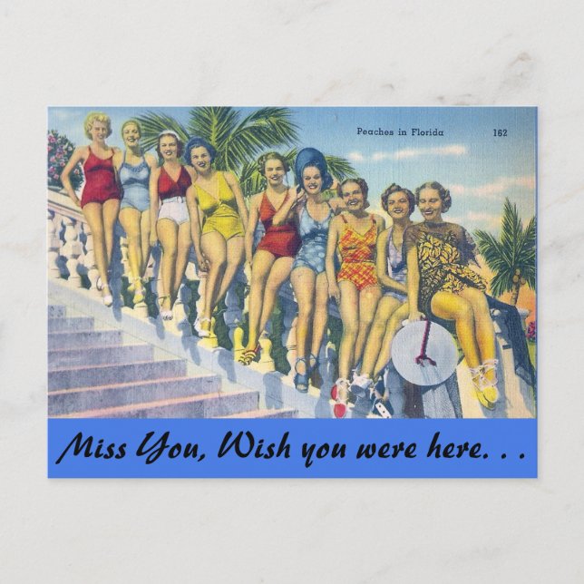Postal Peaches en Florida (Anverso)