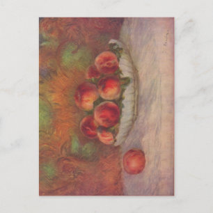 Postal Peaches (por Pierre-Auguste Renoir) Postcard