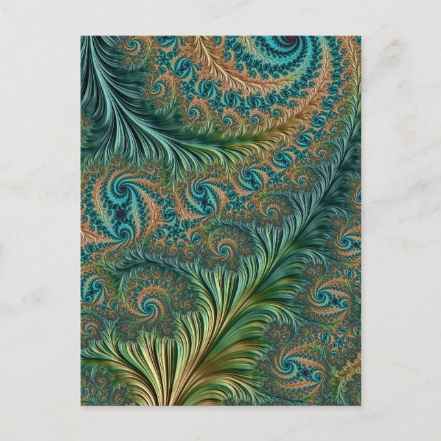 Postal Peacock (Anverso)