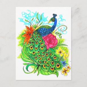 Postal Peacock
