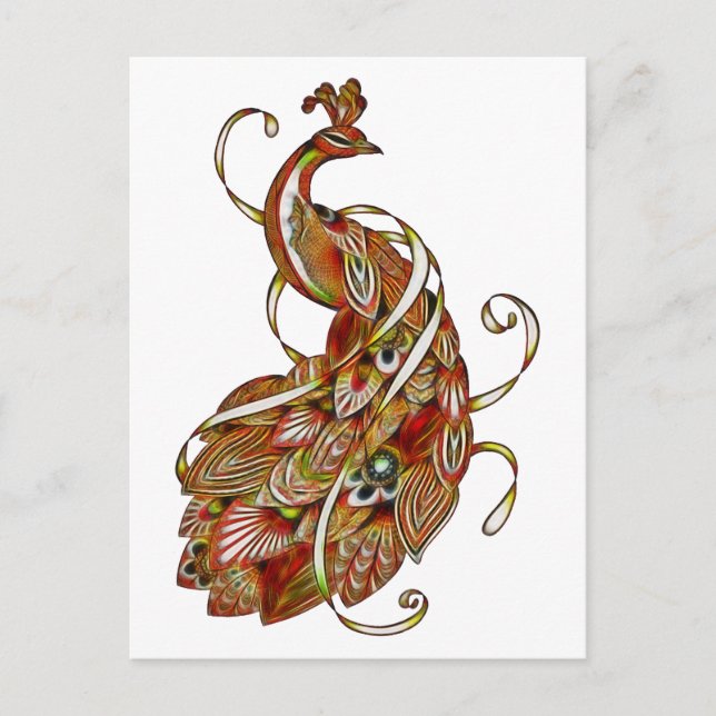 Postal Peacock 2b (Anverso)