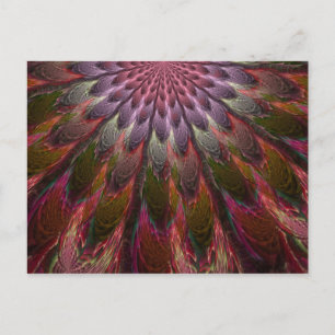 Postal Peacock Feathers