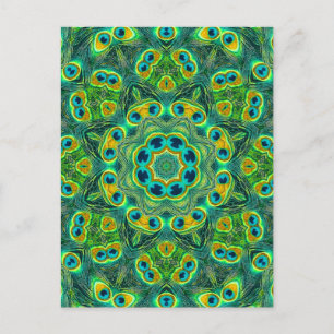 POSTAL PEACOCK KALEIDOSCOPE