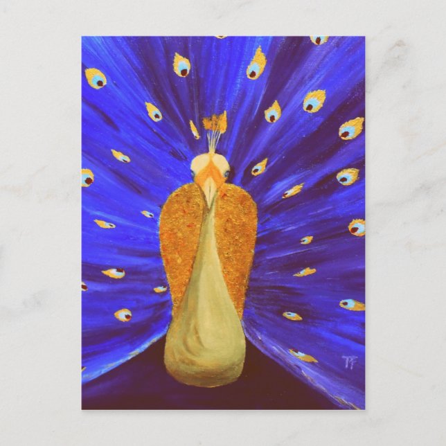 Postal Peacock mágico (Anverso)