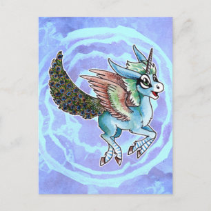 Postal Peacock Unicorn