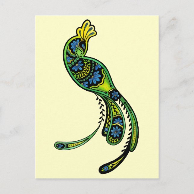 Postal Peacock Ver 2 (Anverso)