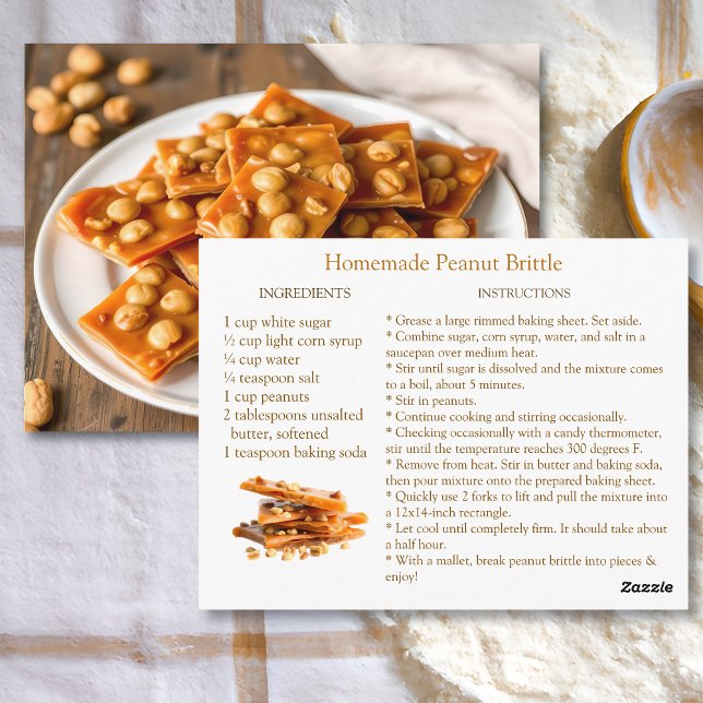 Postal Peanut Brittle Recipe  (Subido por el creador)