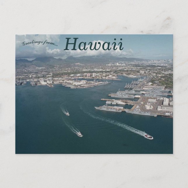 Postal Pearl Harbor Hawaii (Anverso)