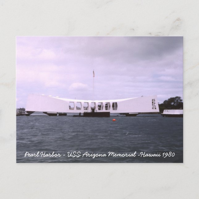 Postal Pearl Harbor USS Arizona Memorial Hawaii (Anverso)