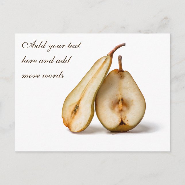 Postal Pears - Mi Media Dulce Y Perfecta (Anverso)