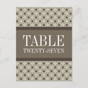 Postal peatonal número de tabla de cuarzo