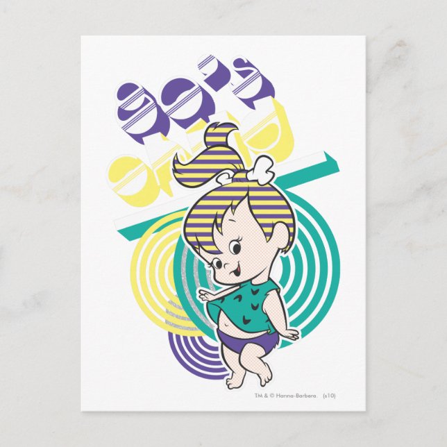 Postal PEBBLES™ 80's Child (Anverso)