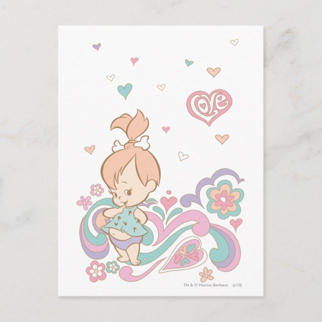 Postal PEBBLES™ Baños de amor (Anverso)