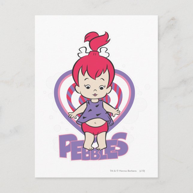 Postal PEBBLES™ De Bedrock (Anverso)