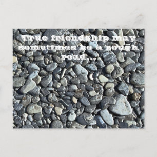Postal Pebbles de playa: Amistad - Postcard