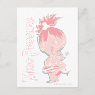 Postal PEBBLES™ en rosa