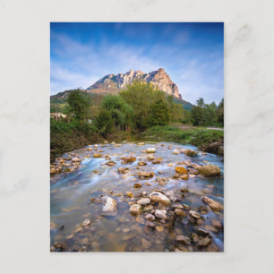 Postal Pech de Bugarach   Montañas Corbieres