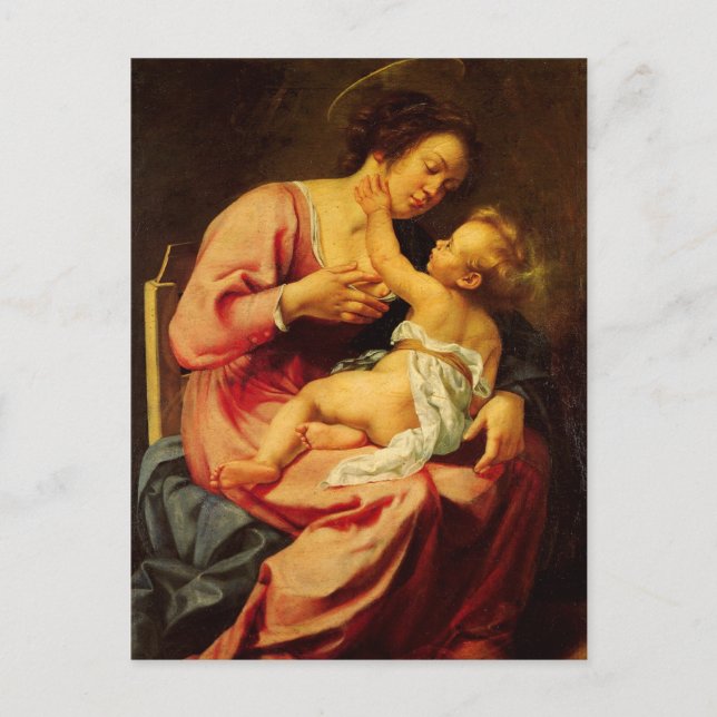 Postal pecho de mary (Anverso)