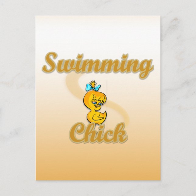 Postal Pechuga de natación (Anverso)