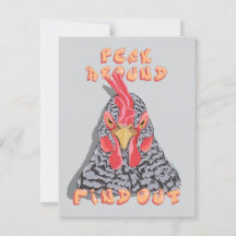 Peck Around Find Out—orden de picoteo de pollo