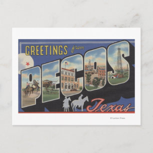Postal Pecos, TexasLarge Letter ScenesPecos, TX