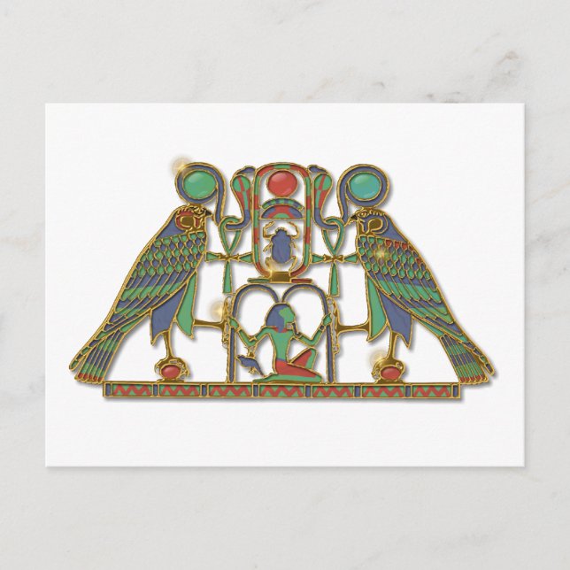 Postal Pectoral de Dios de Egipto (Anverso)