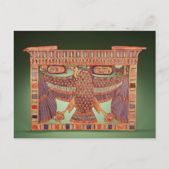 Postal Pectoral de pilón decorado con buitre (Anverso)