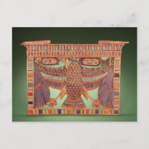 Postal Pectoral de pilón decorado con buitre