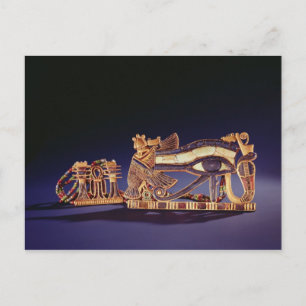 Postal Pectoral del pilar Djed y pectoral del ojo wedjet