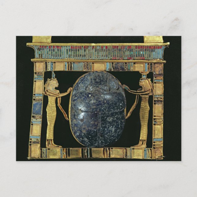 Postal Pectoral del visir, Paser, con pañuelo (Anverso)