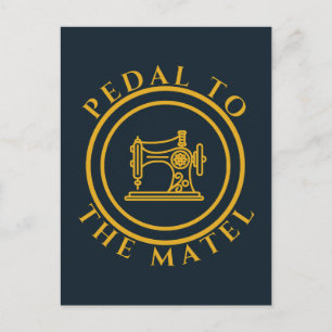 Postal Pedal al matel - Diversión divertida para masticar